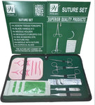 SUTURING SET (Suture Kit 14 pcs packed in Leather case)